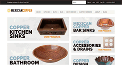 Desktop Screenshot of mexicancopper.com